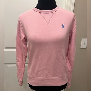 Women’s pink Polo Ralph Lauren pullover, size medium